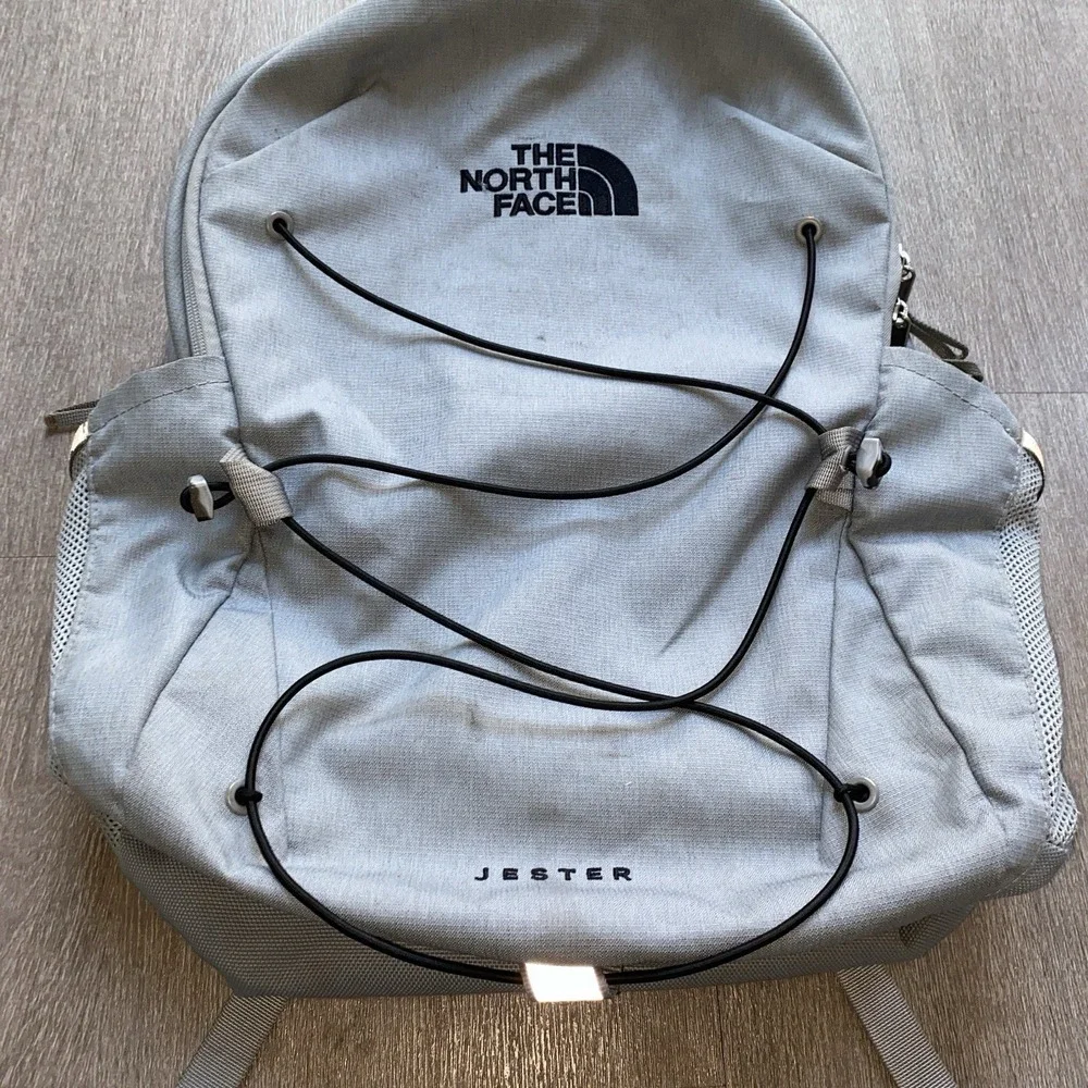 The NorthFace Grey Jester Backpack Everyday School 1492